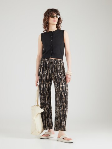 HailysWide Leg/ Široke nogavice Hlače 'Fa44biola' - crna boja