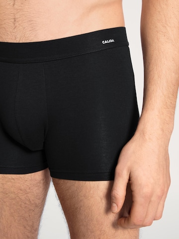 CALIDA Boxershorts 'Cotton Code' in Zwart