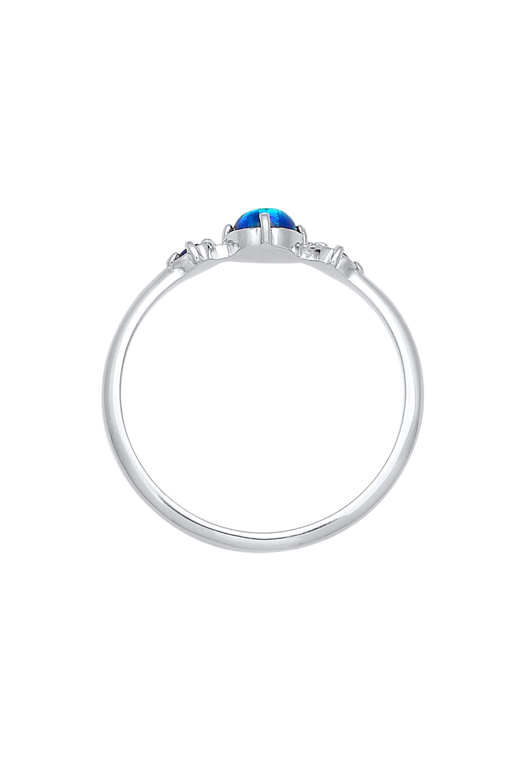 ELLI Ring 'Opal' in Blue
