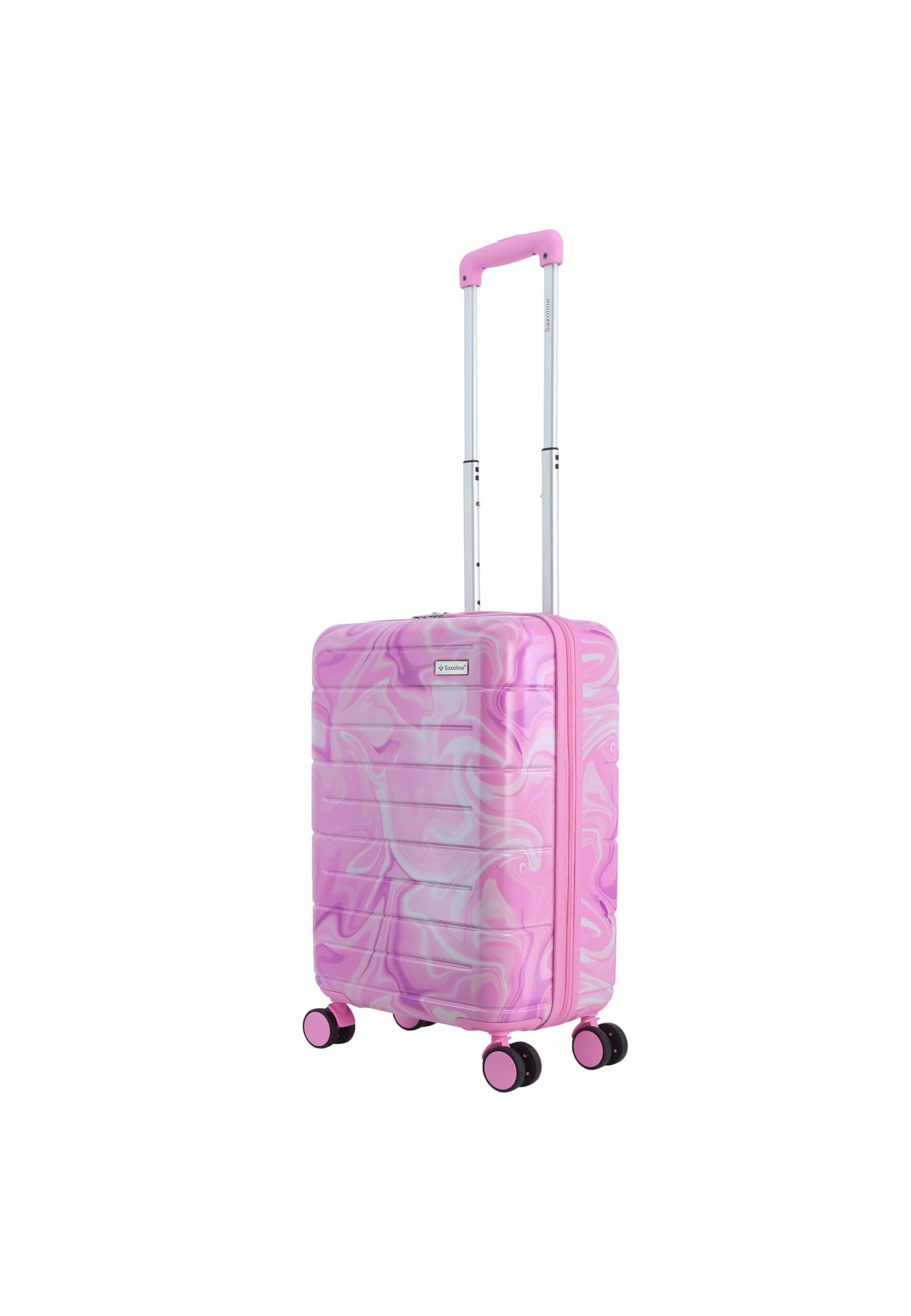 Saxoline Suitcase 'Splash' in Pink