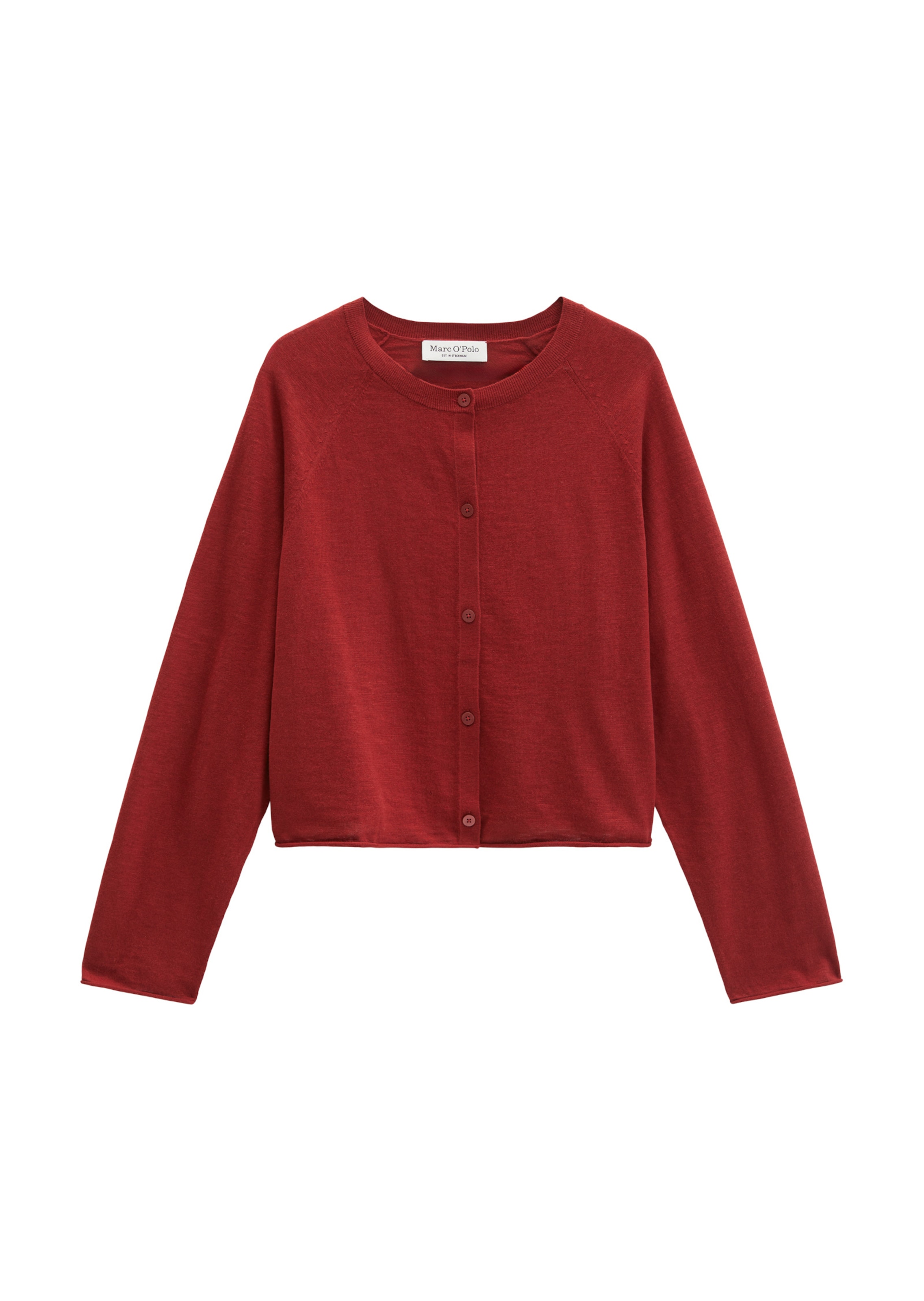 Marc O'Polo Strickjacke in Rot: Vorderseite