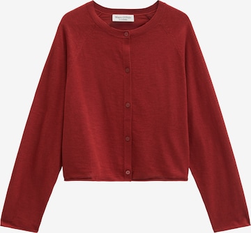 Cardigan Marc O'Polo en rouge : devant