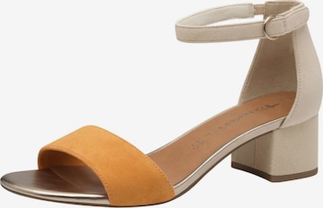 Tamaris Strap sandal in Beige: front