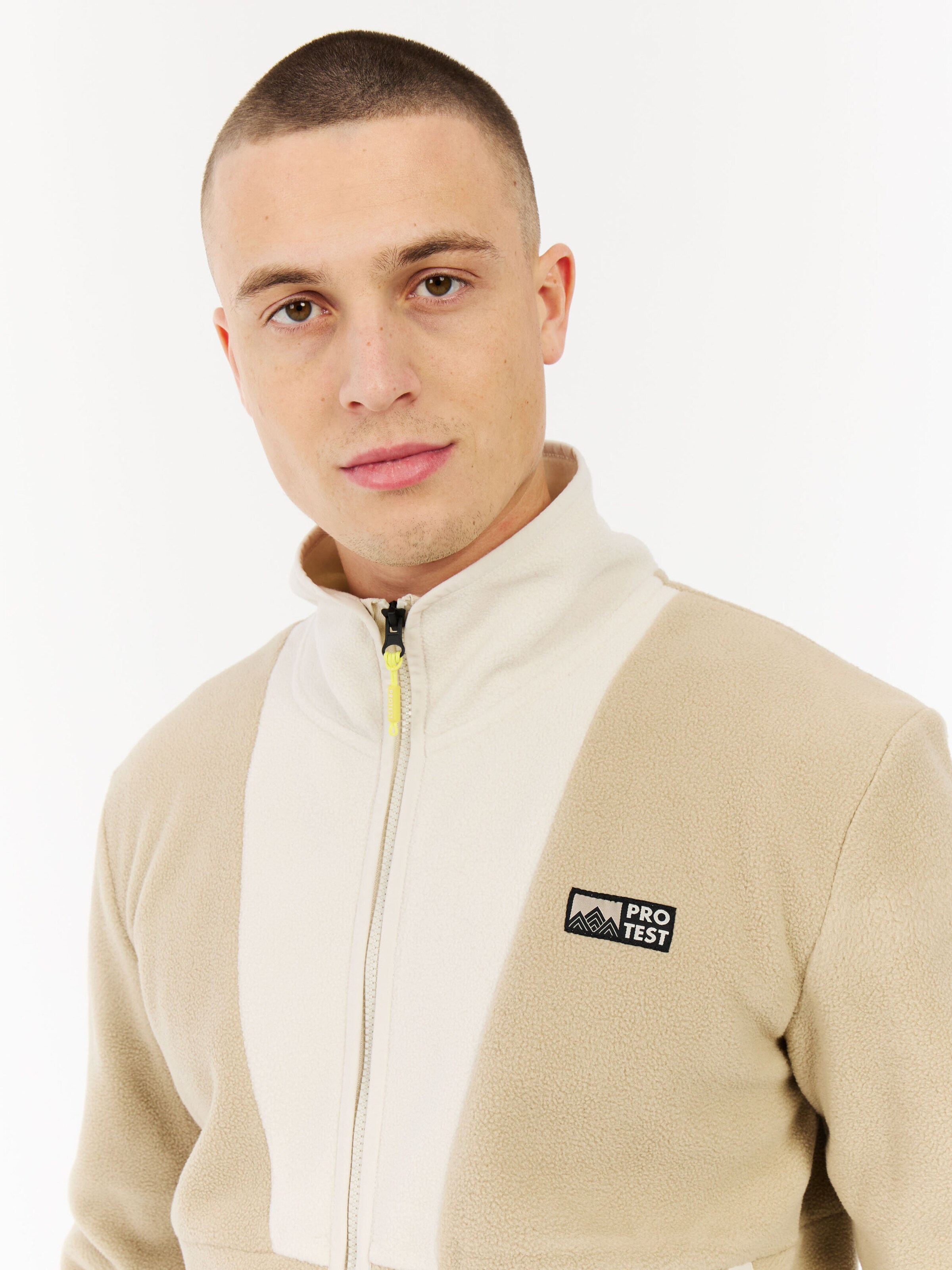 PROTEST Fleecejacke 'PRTCalyx'‌‌‌‌‌ in Braun