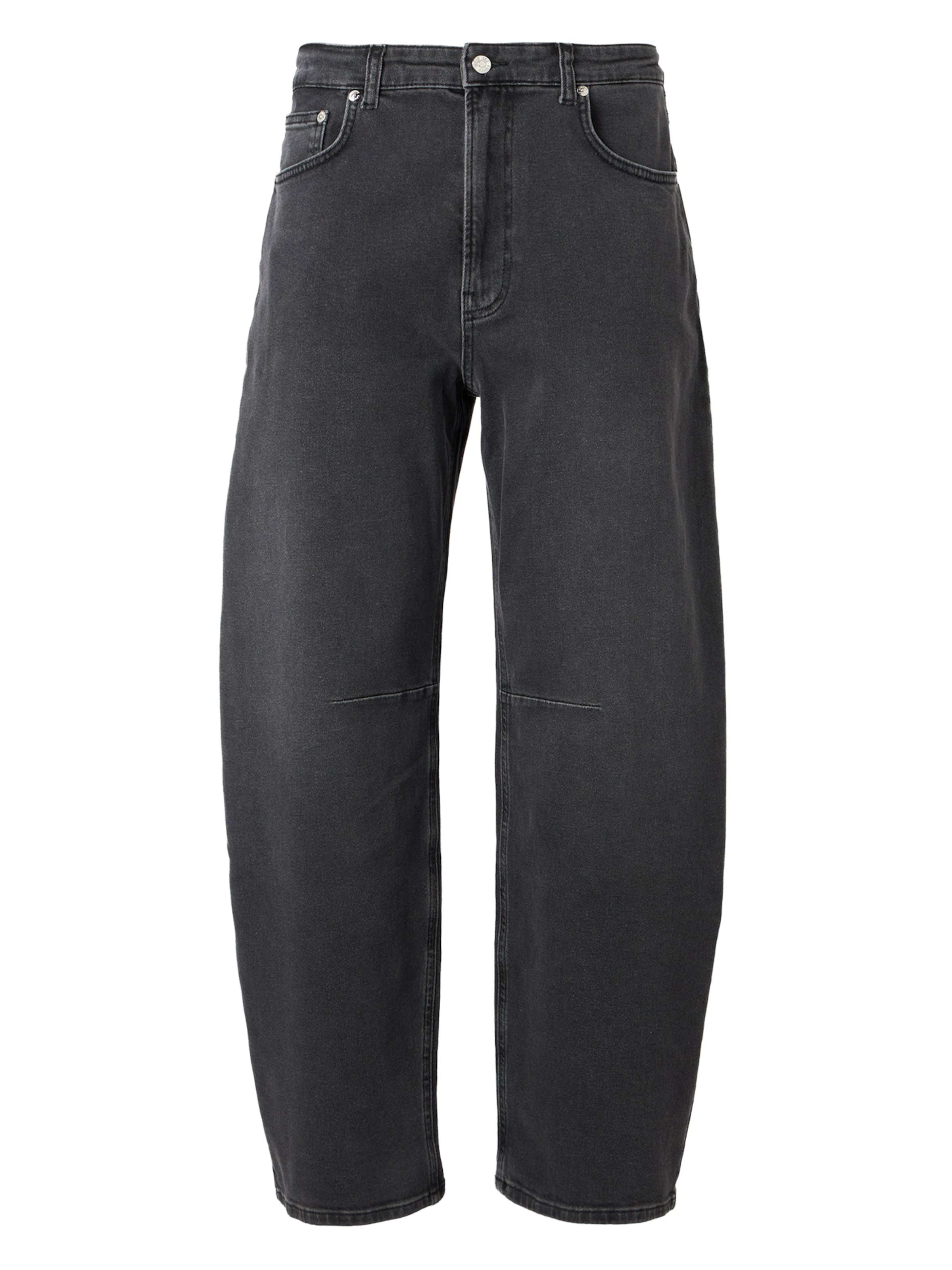 Barrel Jean Moschino Jeans en gris : devant