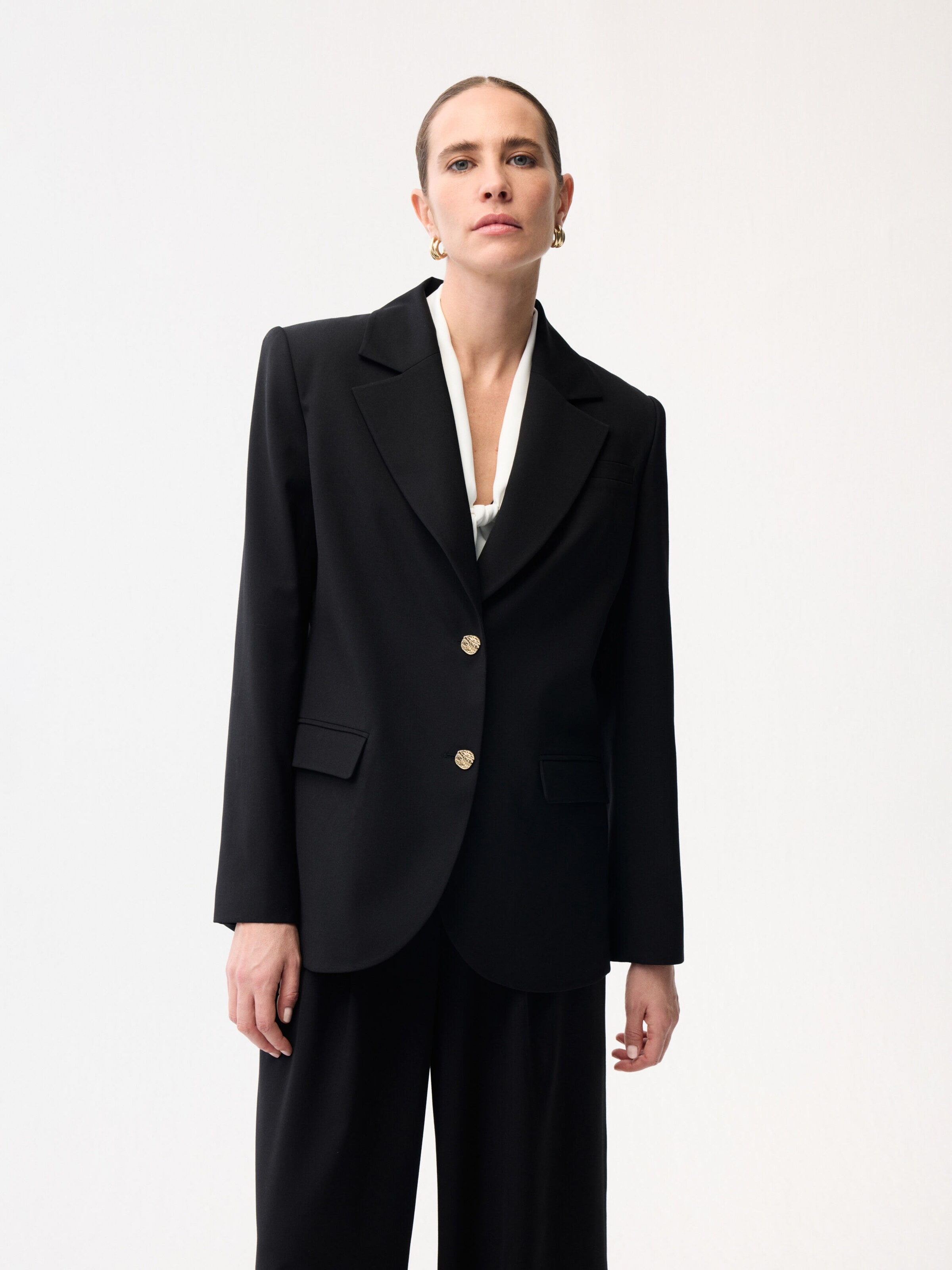 Blazer adl en noir : devant