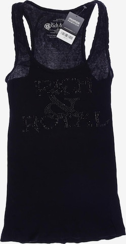 Rich & Royal Top & Shirt in XXXS in Black: front