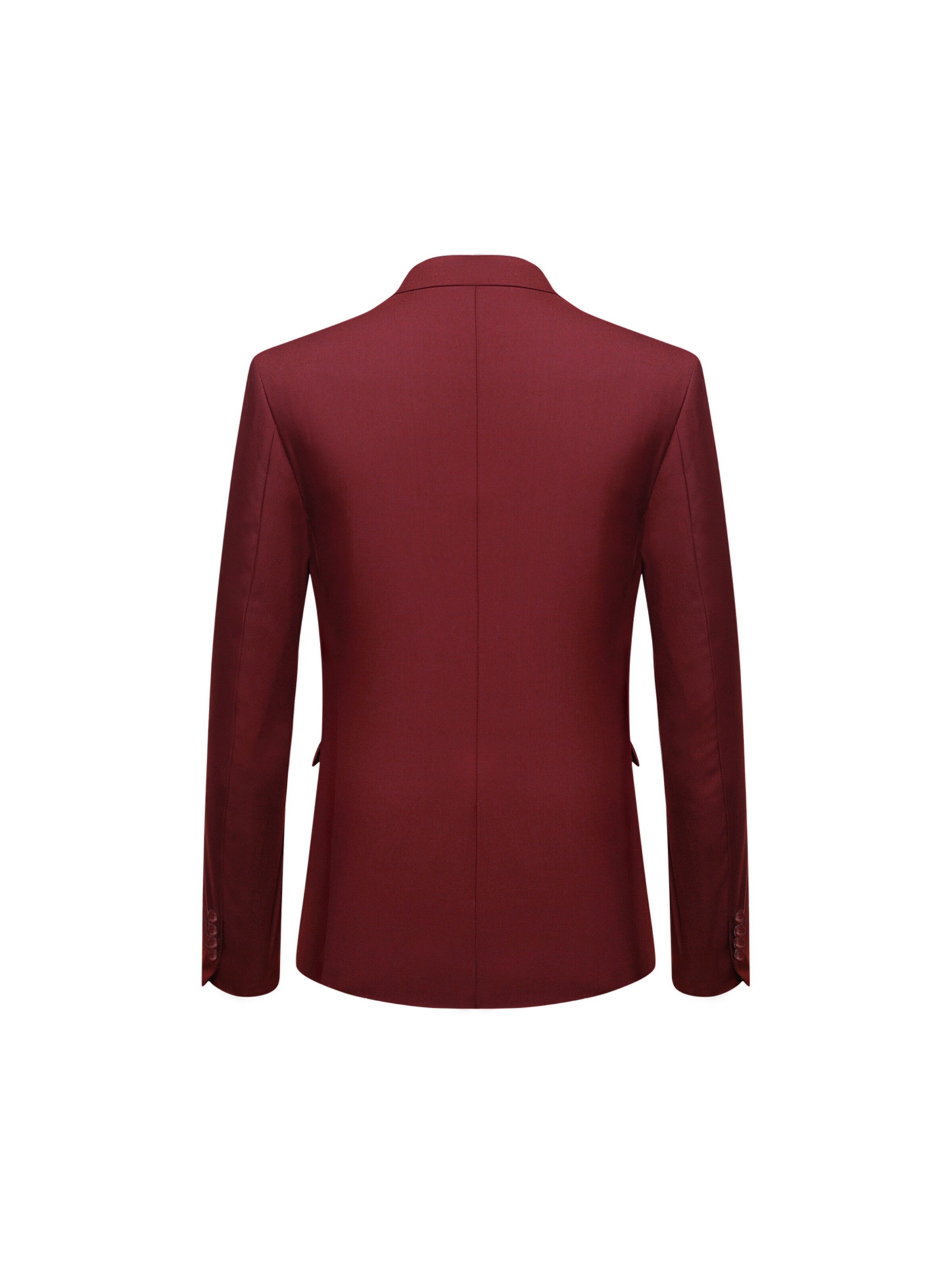 YOUTHUP Slim fit Suit 'Schlicht' in Red
