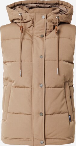 Superdry Vest 'EVEREST' in Brown: front