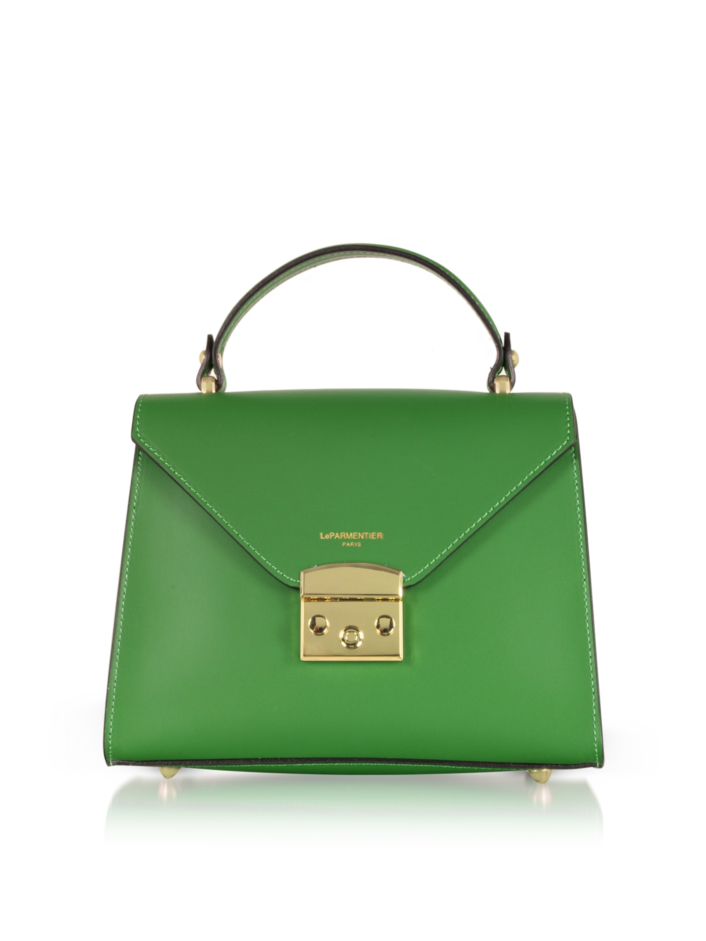 LeParmentier Handtas 'Peggy' in Groen: voorkant