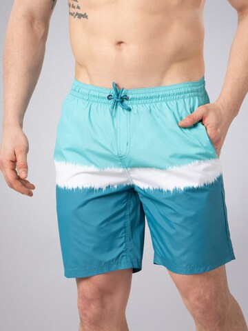 PANTONECLO Badeshorts 'Pantoneclo Men's Swim Shorts'‌‌‌‌‌‌‌‌‌‌ in Blau: Vorderseite