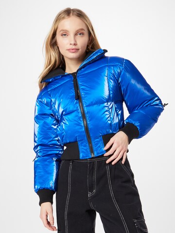 River Island Winter Jacket in Blue: front