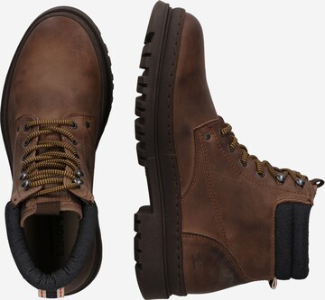 JACK & JONES Veterboots 'STATHAM' in Bruin