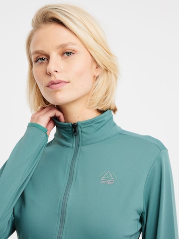 PROTEST Sports sweat jacket 'PRTPEEPAL' in Green