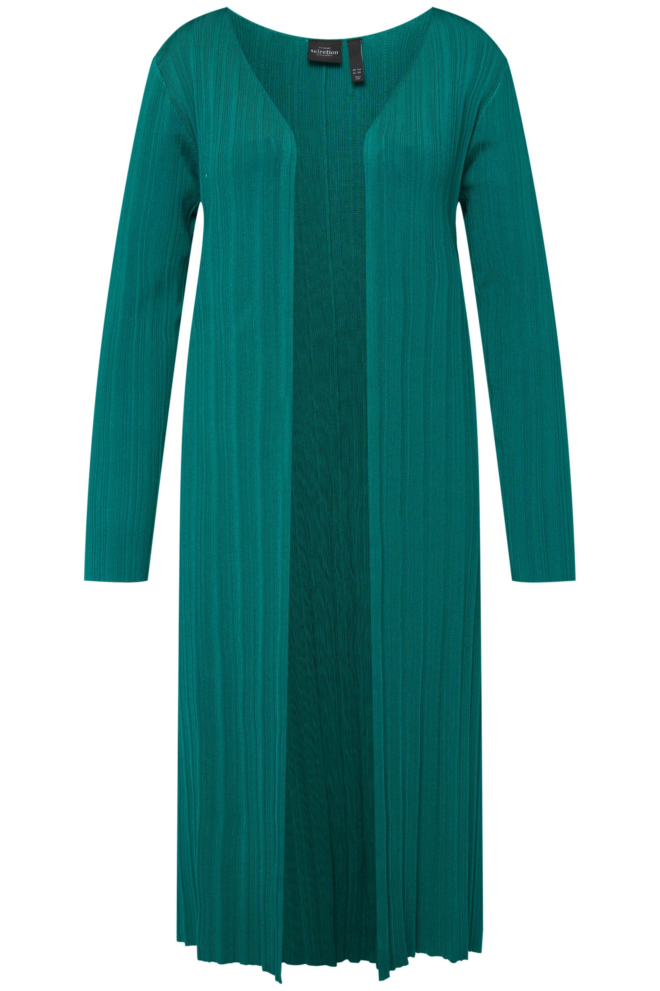 Ulla Popken Knit cardigan in Green: front