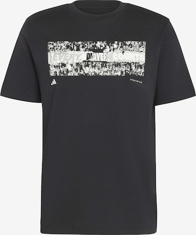 Sportiniai marškinėliai 'STAD FAN' iš ADIDAS SPORTSWEAR, spalva – pilka / juoda / balkšva, Prekių apžvalga