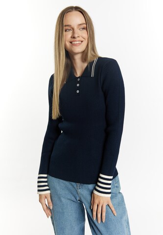 DreiMaster Maritim Pullover in Blau: predná strana