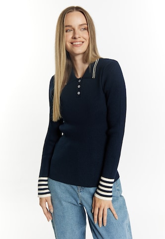 DreiMaster Maritim Sweater in Blue: front