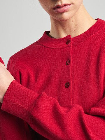 America Today Gebreid vest in Rood
