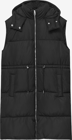 Pull&Bear Vest in Black: front