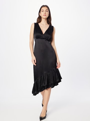 Robe Wallis en noir : devant