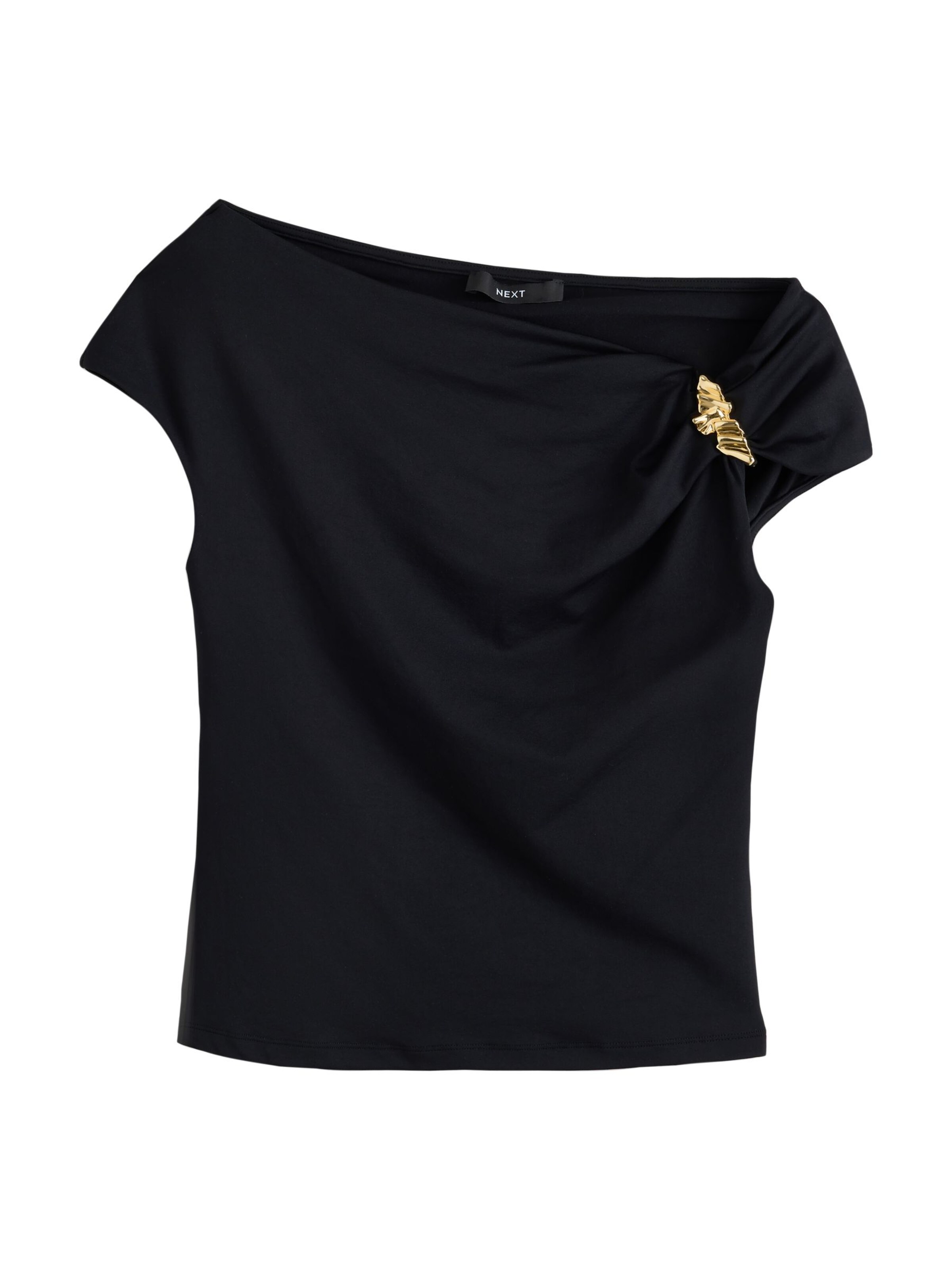 Next Shirt in Black: front