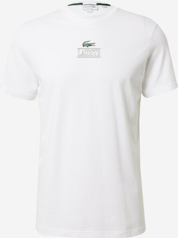 T-Shirt LACOSTE en blanc : devant