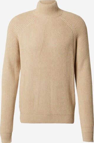 Pull-over 'Kadir' DAN FOX APPAREL en beige : devant