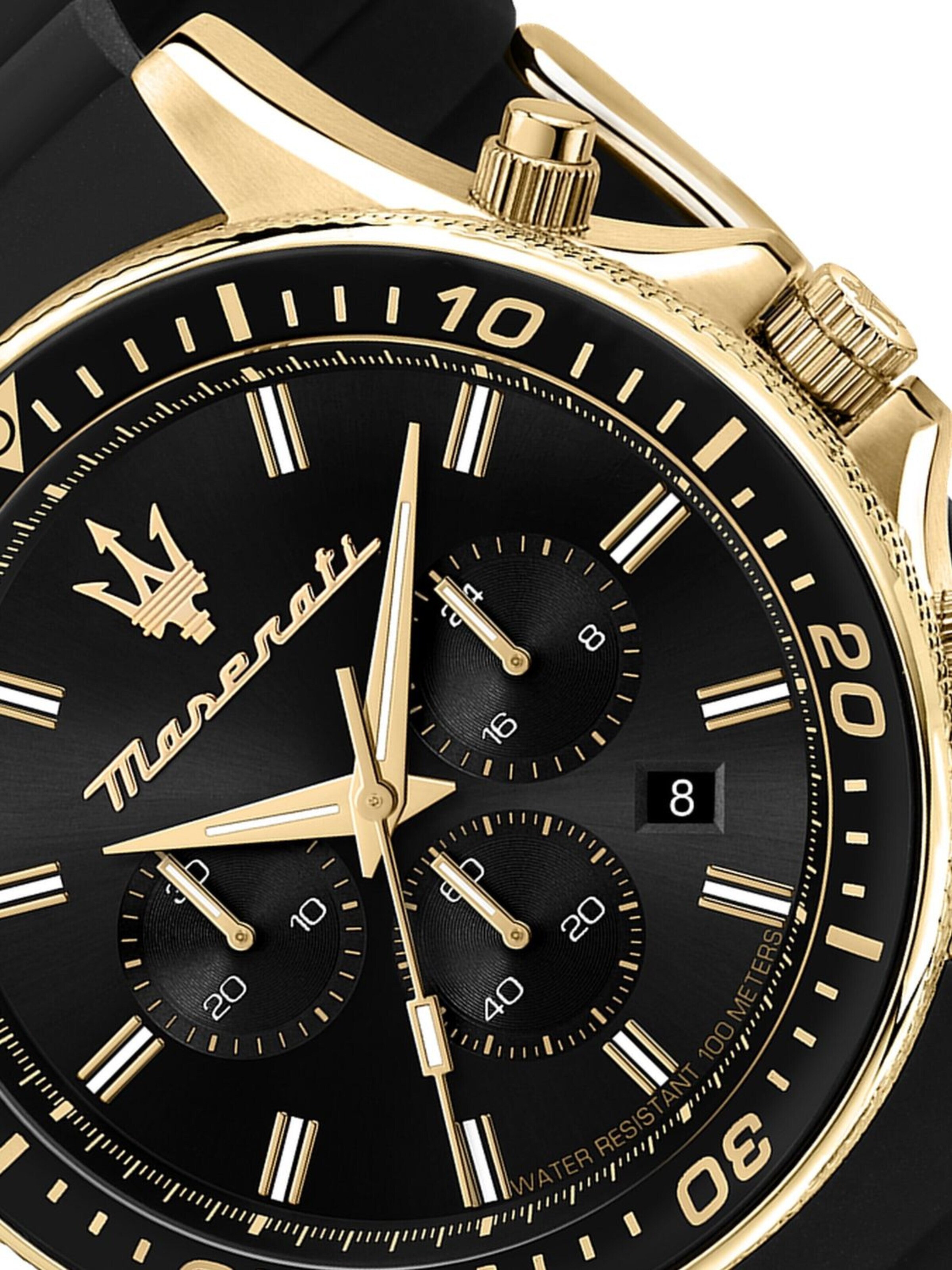 Maserati Analoog horloge in Zwart