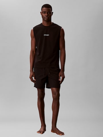 Calvin Klein Swimwear Tričko – černá