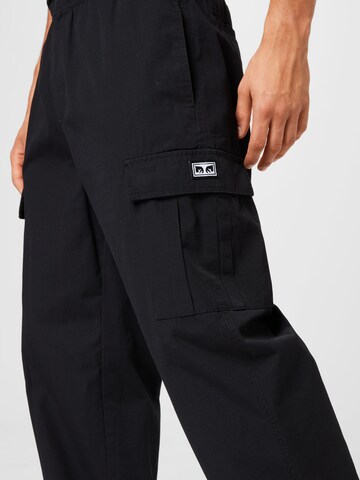 Obey Loose fit Cargo trousers in Black