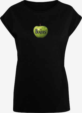 Merchcode T-Shirt 'Beatles - Apple' in Schwarz: predná strana