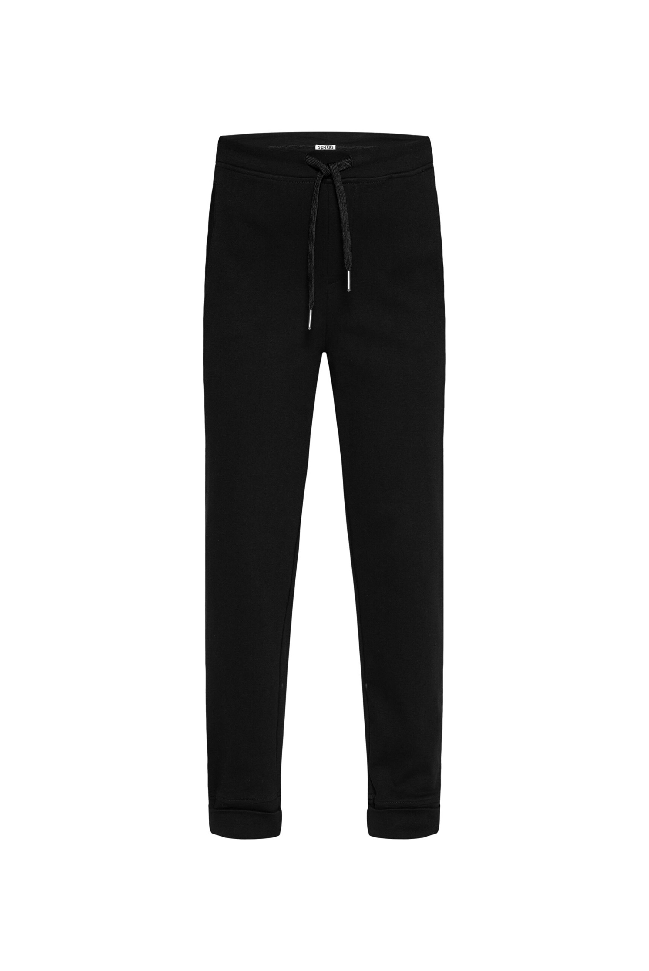 SENSES.THE LABEL Loose fit Pants in Black: front