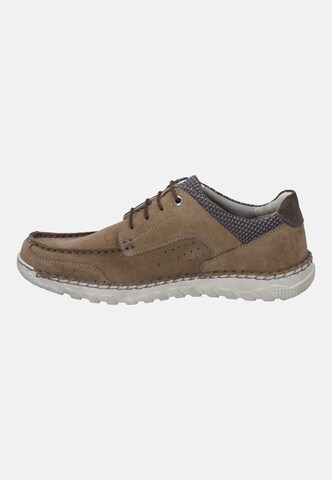 JOSEF SEIBEL Athletic lace-up shoe 'WILSON' in Beige