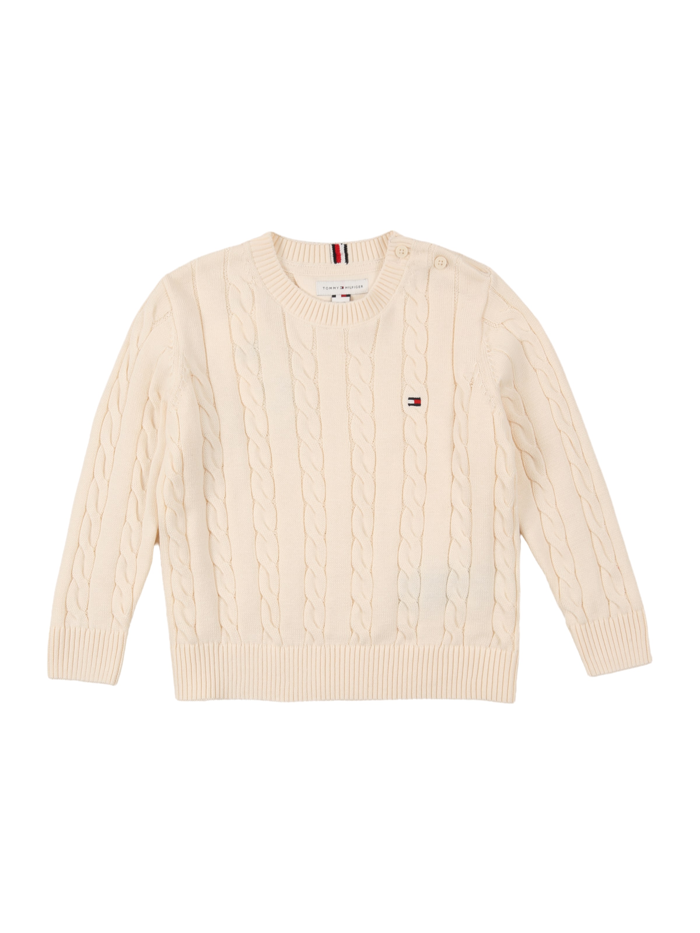 dzeltens TOMMY HILFIGER Džemperis: no priekšpuses