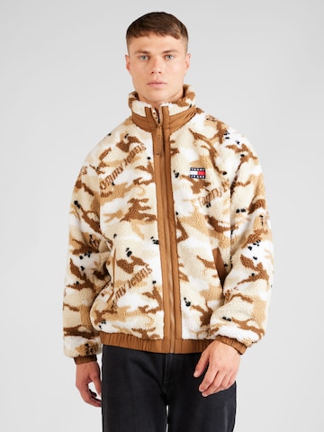 Tommy Jeans Jacke in Beige: predná strana