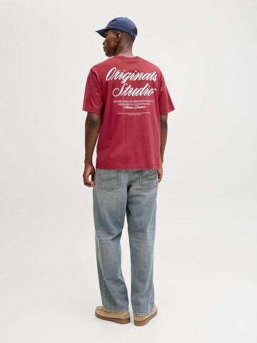 T-Shirt 'JORNorrebro' JACK & JONES en rouge