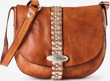 Sac à bandoulière 'Linda' Campomaggi en marron : devant