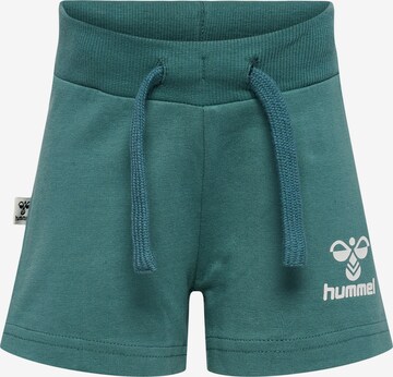 Hummel Regular Broek in Groen: voorkant