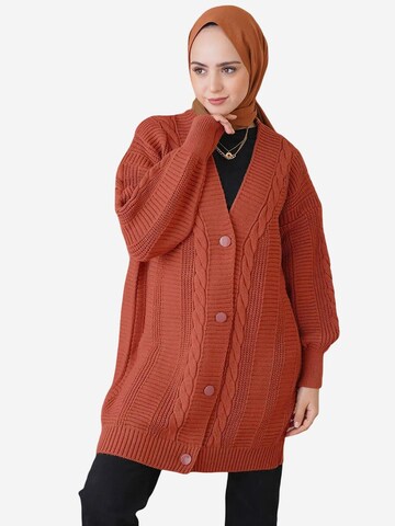 Bigdart - Casaco de malha em castanho: frente