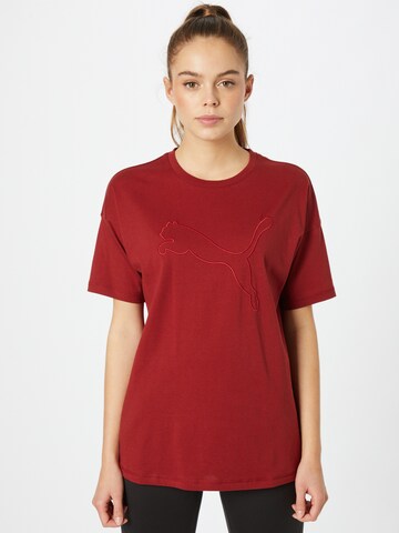 PUMA T-shirt i röd: framsida
