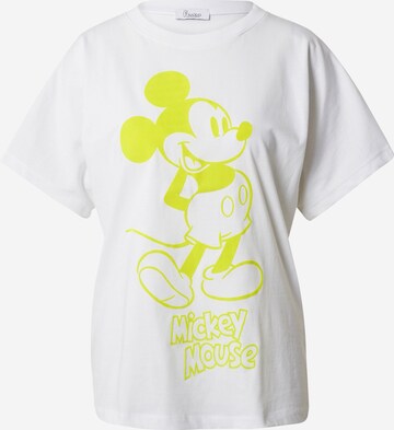 PRINCESS GOES HOLLYWOOD Tričko 'Mickey Mouse' – bílá: přední strana