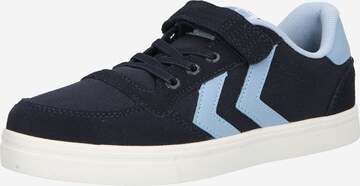 Hummel Sneakers in Blauw: voorkant