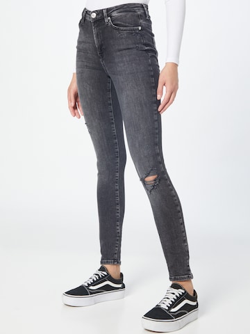 Skinny Jeans 'REA' di ONLY in nero: frontale