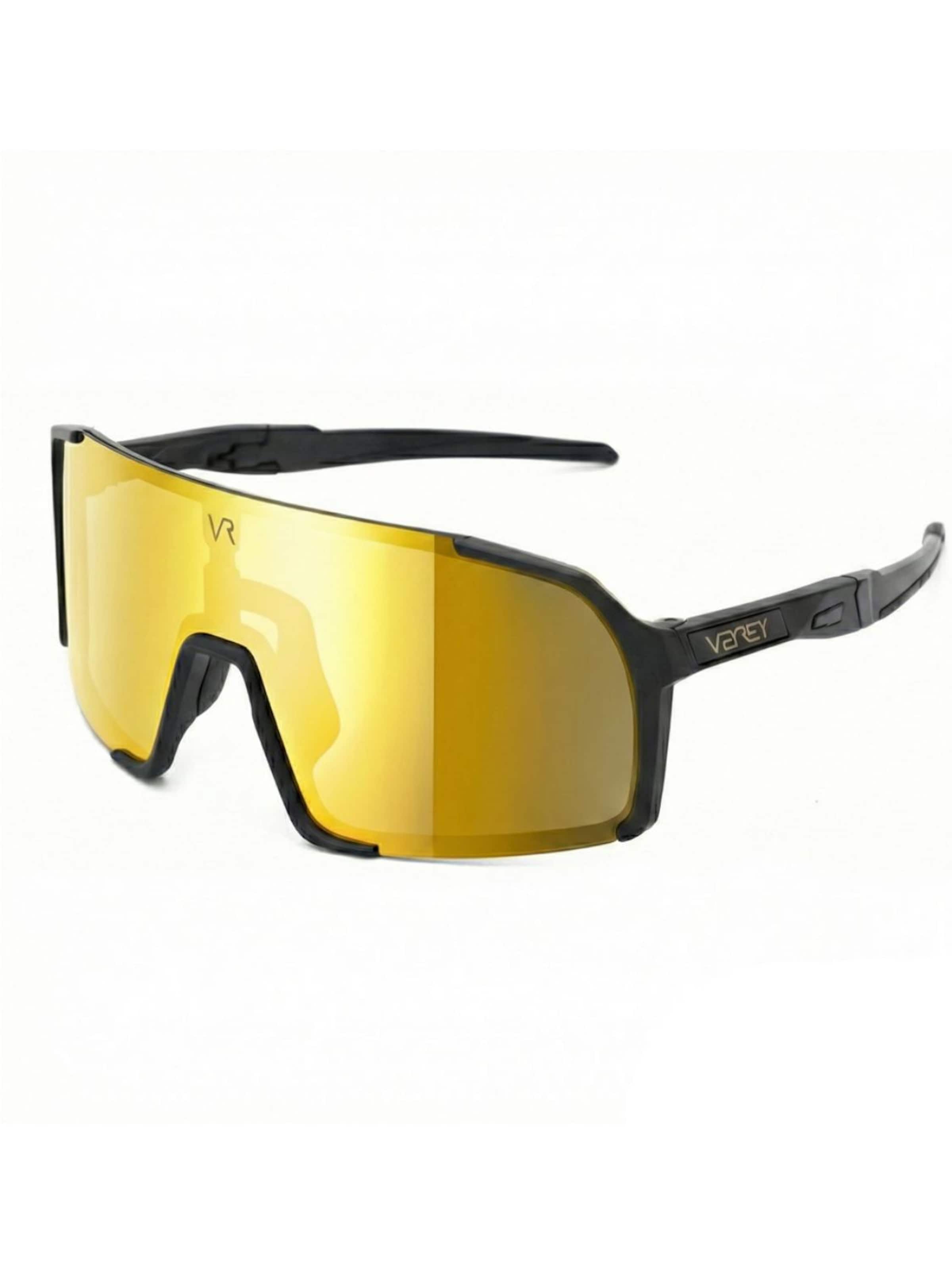 Lunettes de soleil sport 'Aeroblade' VEYREY en or : devant