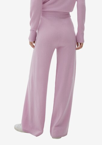 Wide Leg Pantalon s.Oliver en rose