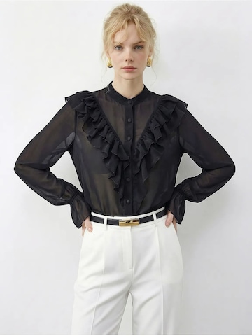 Camicia da donna di Bianco Lucci in nero
