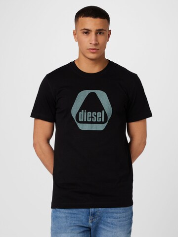 T-Shirt 'Diegor' DIESEL en noir : devant