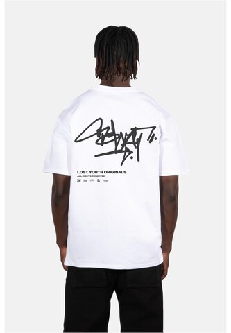 Lost Youth - Camisa 'GRAFFITI' em branco