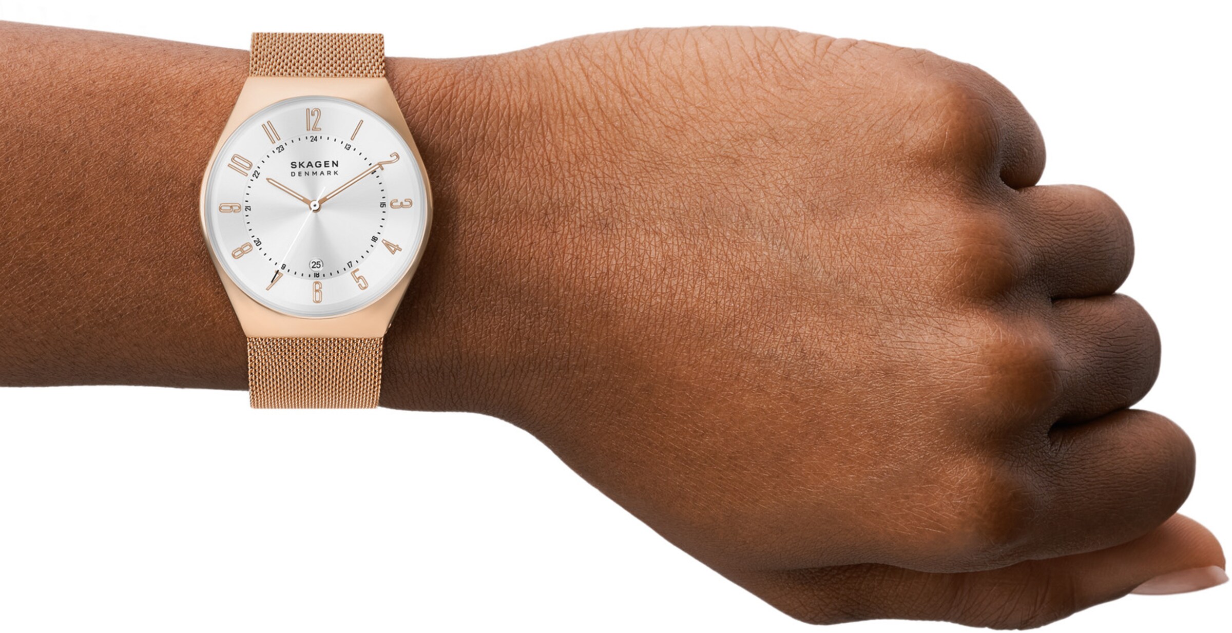 SKAGEN Analoguhr in Gold